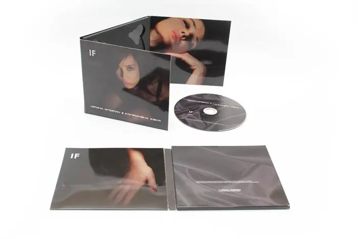 Digipack με 2 πάνελ — εταιρικός σχεδιασμός