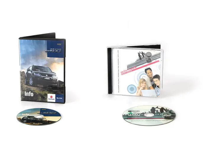 Σετ CD σε θήκες — κατάλογος προϊόντων