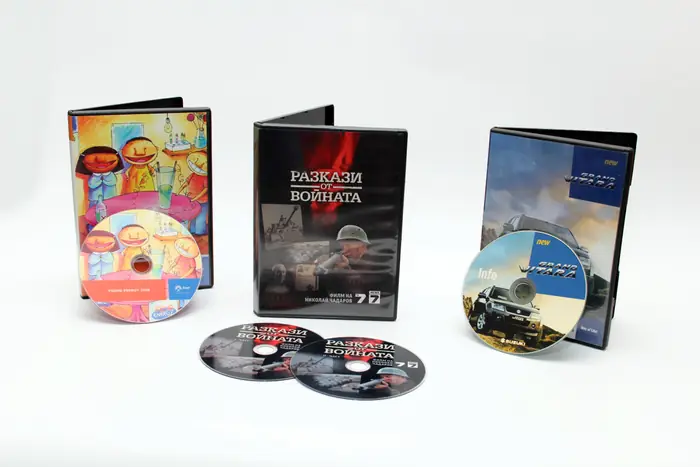 Σετ DVD σε θήκες — τουριστική καμπάνια