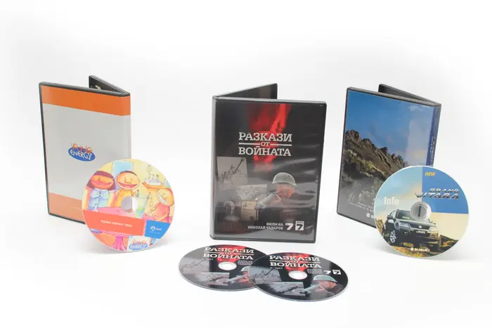 Σετ DVD σε θήκες — εταιρική παρουσίαση